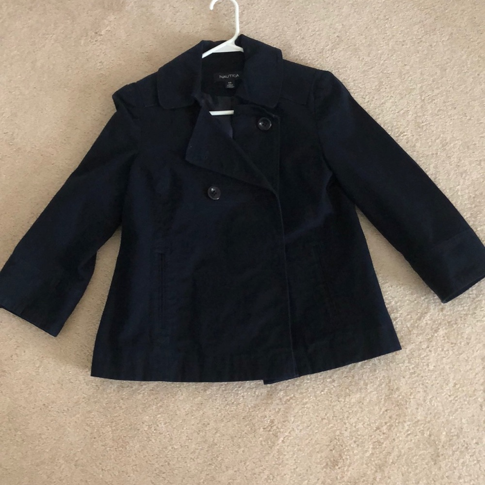 Nautica dark blue peacock chic jacket